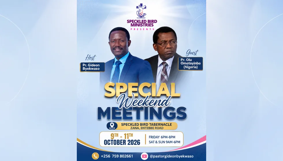 Special Weekend Meetings